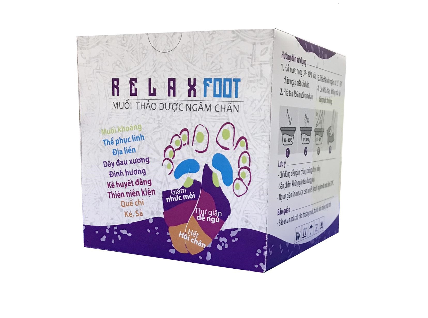 Muối thảo dược ngâm chân Relax Food