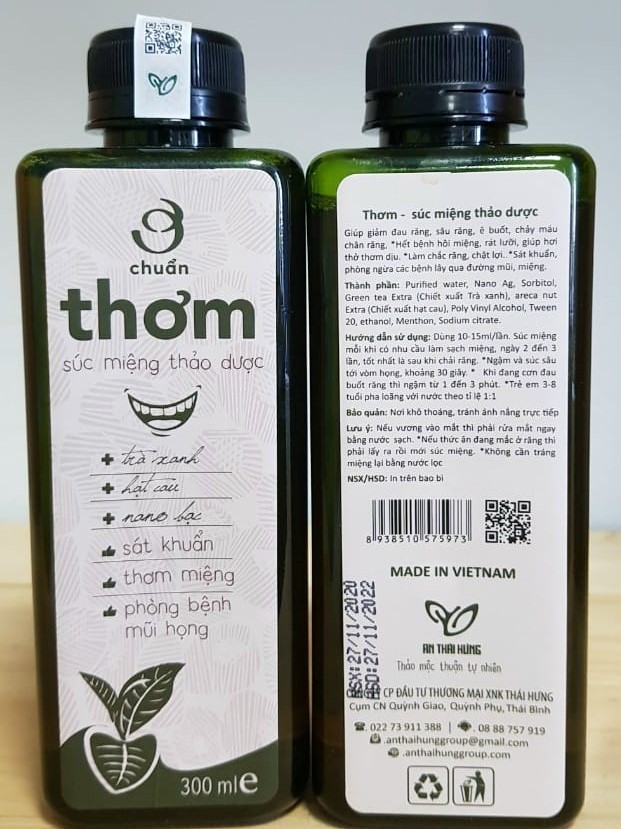 Nước súc miệng thảo dược 300ml